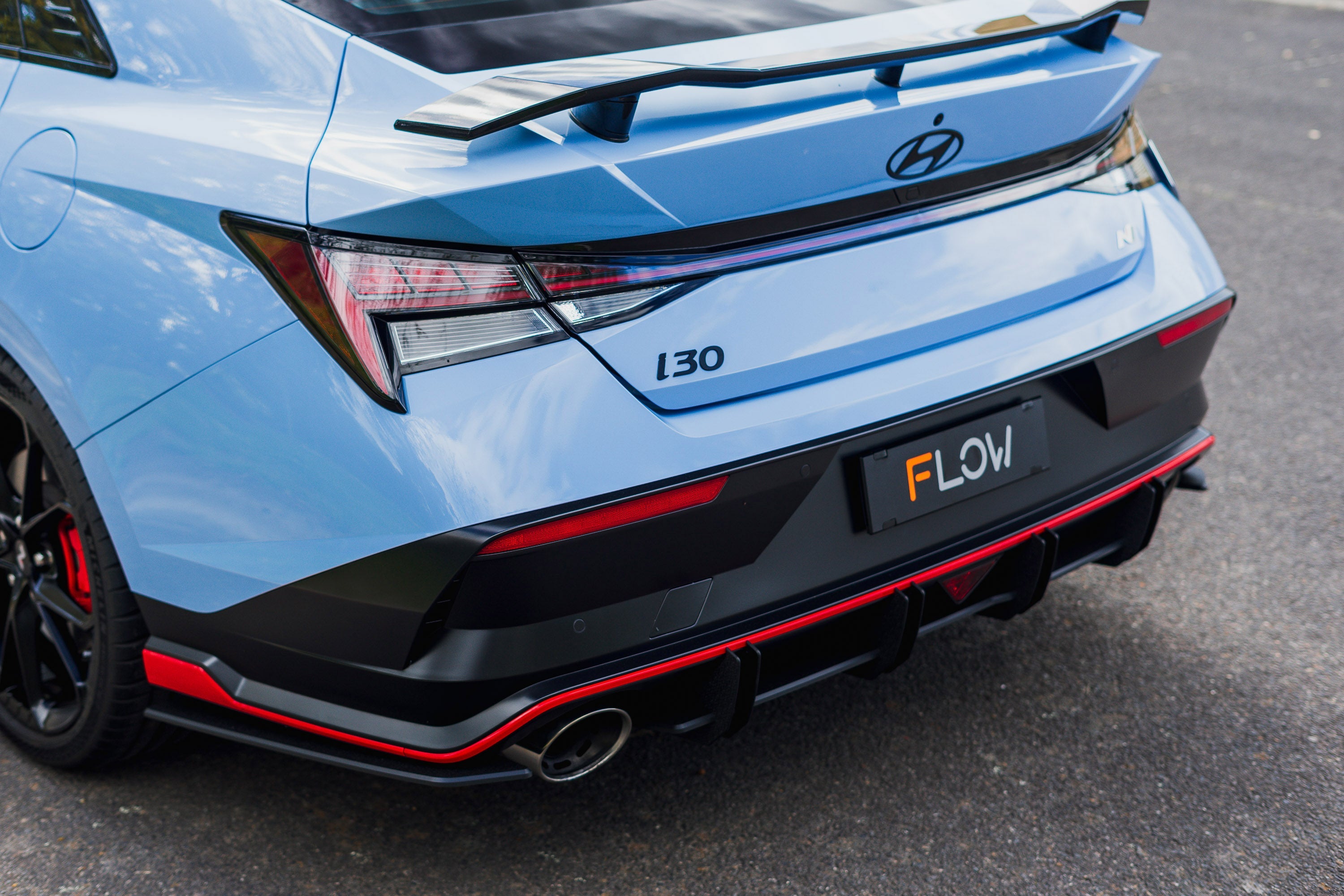 CN7 V2 i30N Sedan FL 2024+ Flow-Lock Rear Diffuser