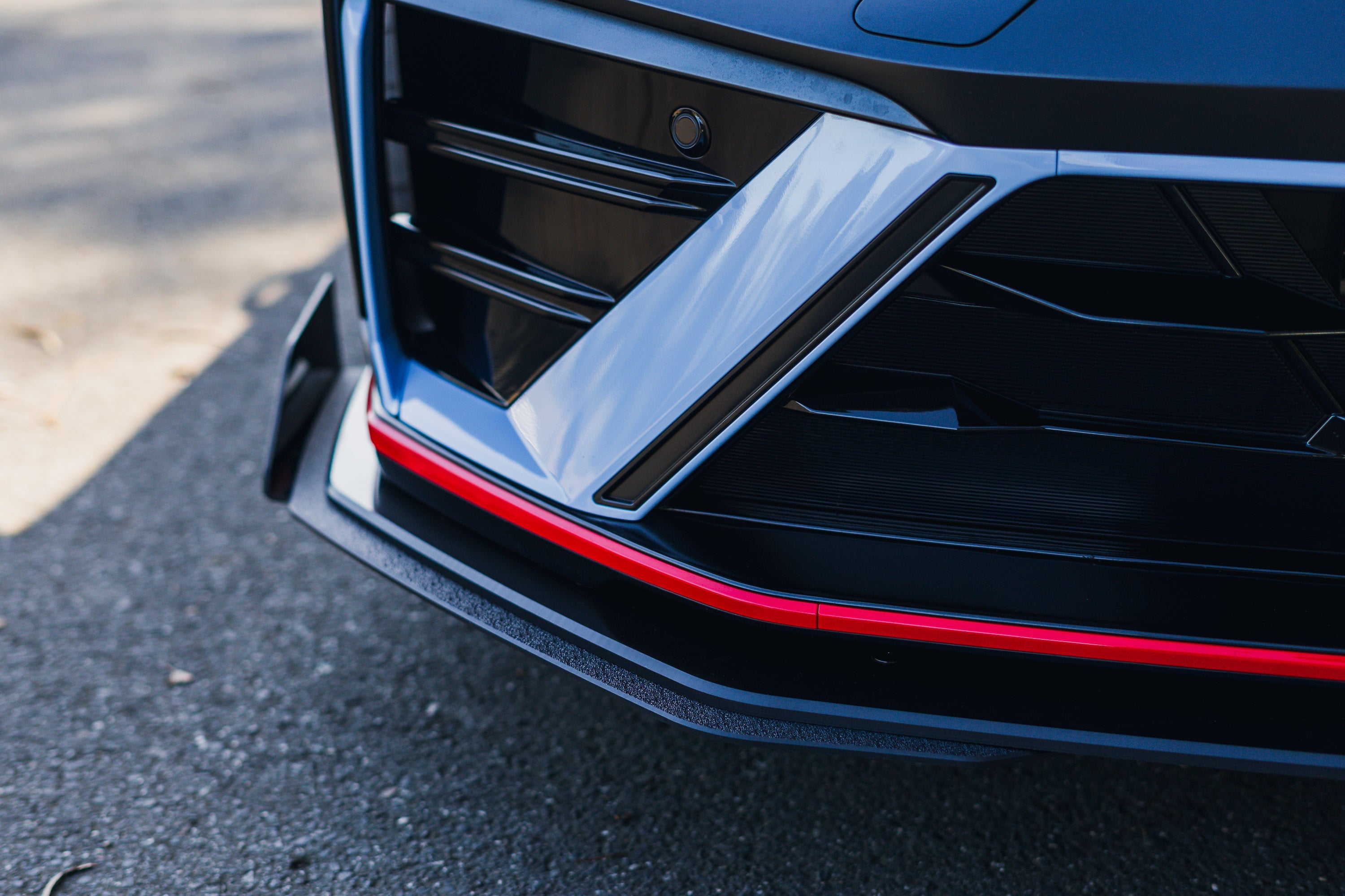 CN7 V2 i30N Sedan FL 2024+ Front Lip Splitter & Mounting Brackets (Pair)