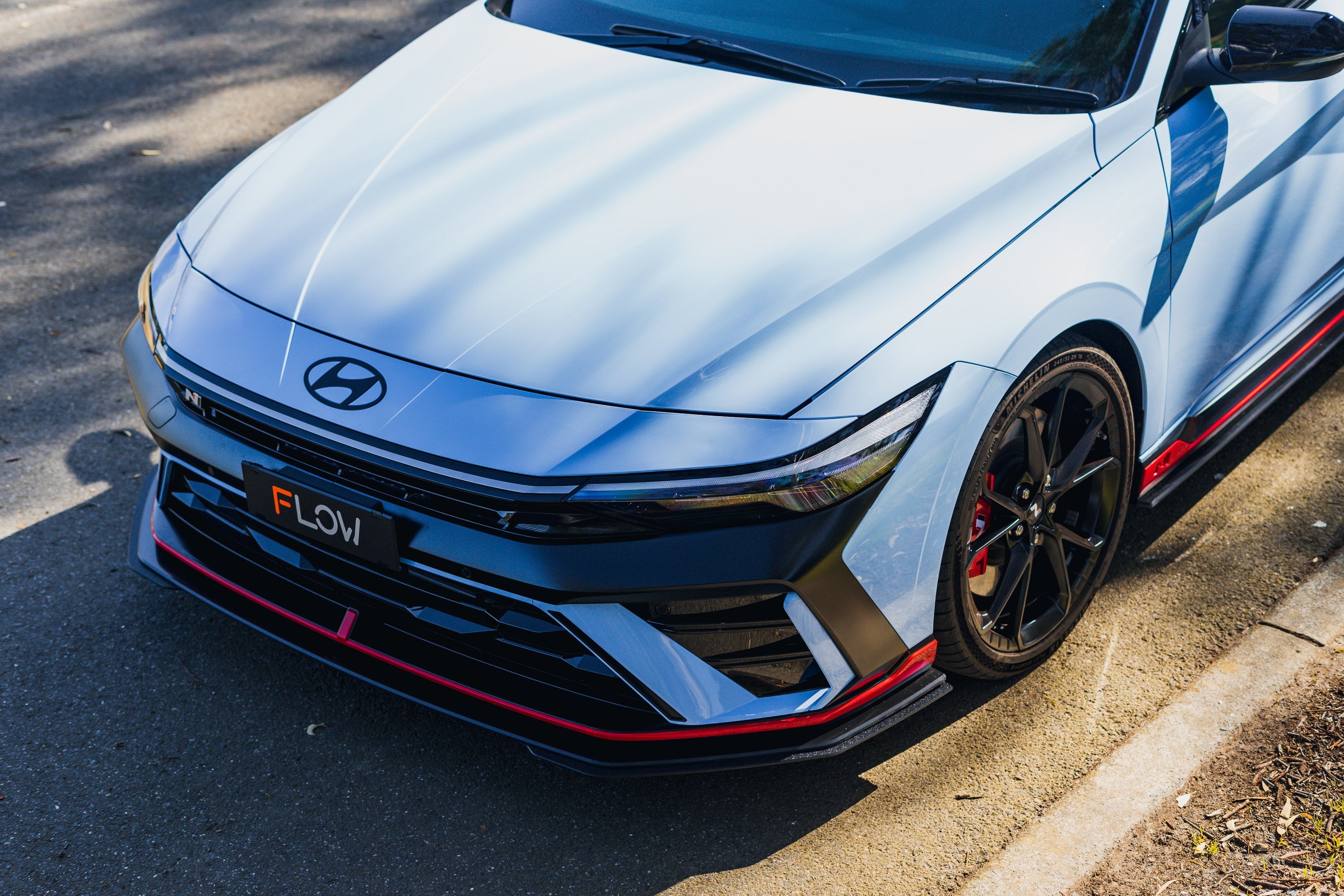 CN7 V2 i30N Sedan FL 2024+ Front Lip Splitter Extensions (Pair)
