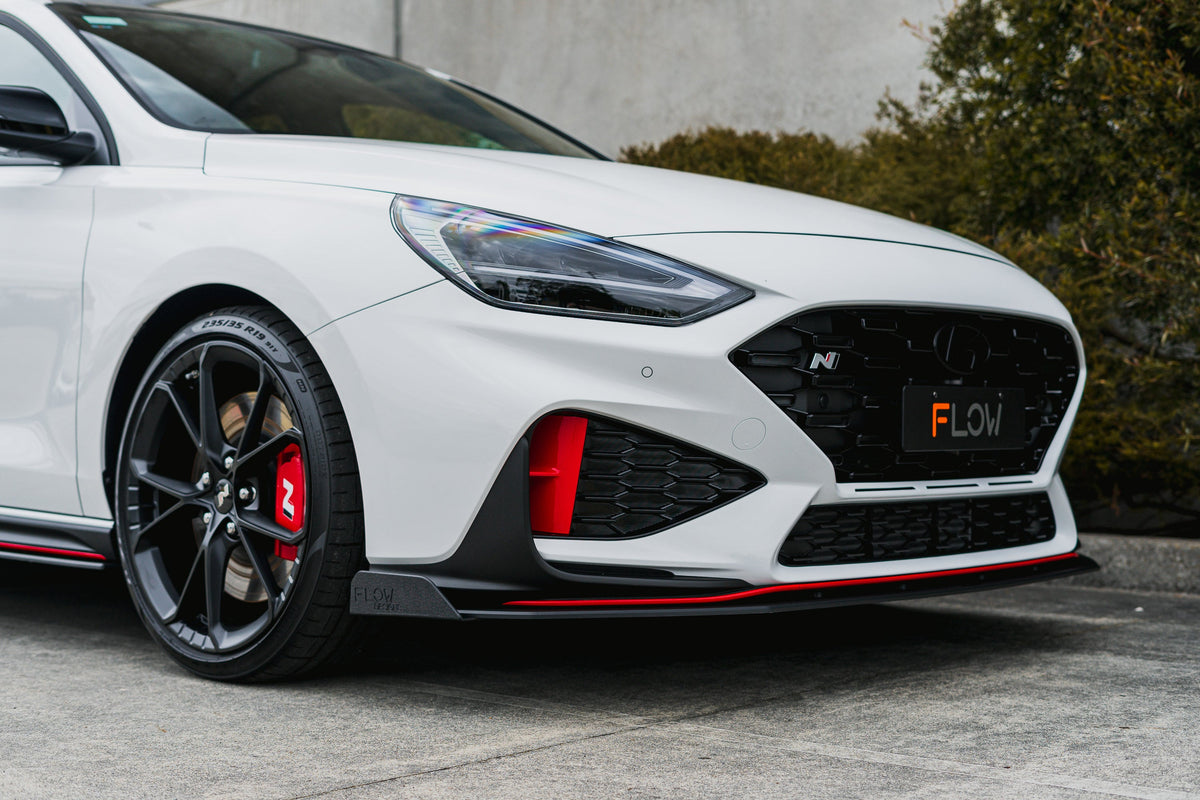 i30N Hatch PDE V6 FL2 2025+ Front Lip Splitter Winglets (Pair)