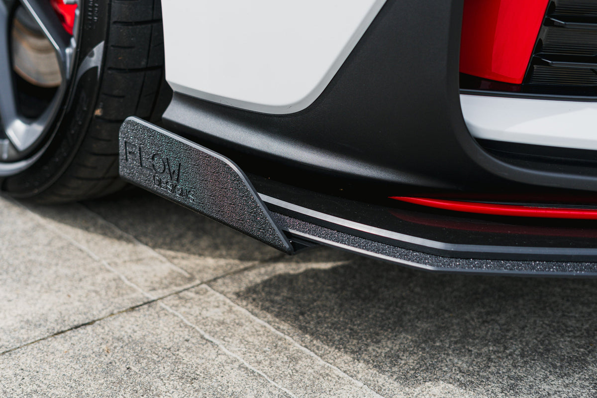 i30N Hatch PDE V6 FL2 2025+ Front Lip Splitter Winglets (Pair)