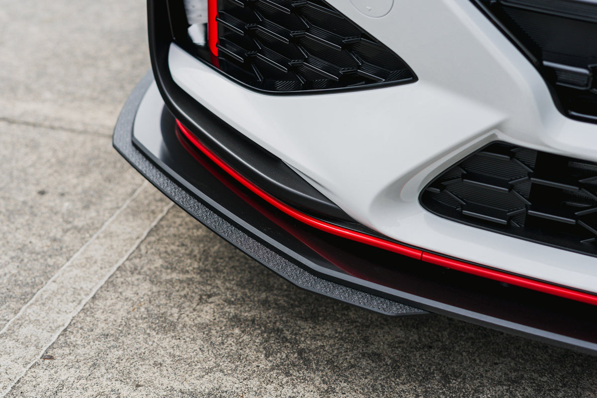 i30N Hatch PDE V6 FL2 2025+ Front Lip Splitter Extensions (Pair)