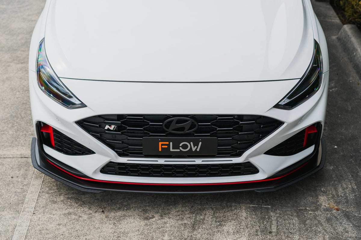 i30N Hatch PDE V6 FL2 2025+ Front Lip Splitter Extensions (Pair)
