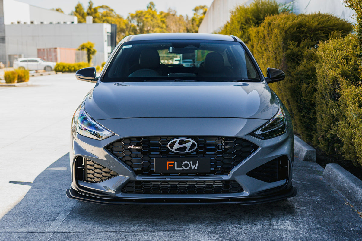 i30N-Line Hatch PDe.V6 FL 2024+ Front Lip Splitter & Reinforcement Brackets