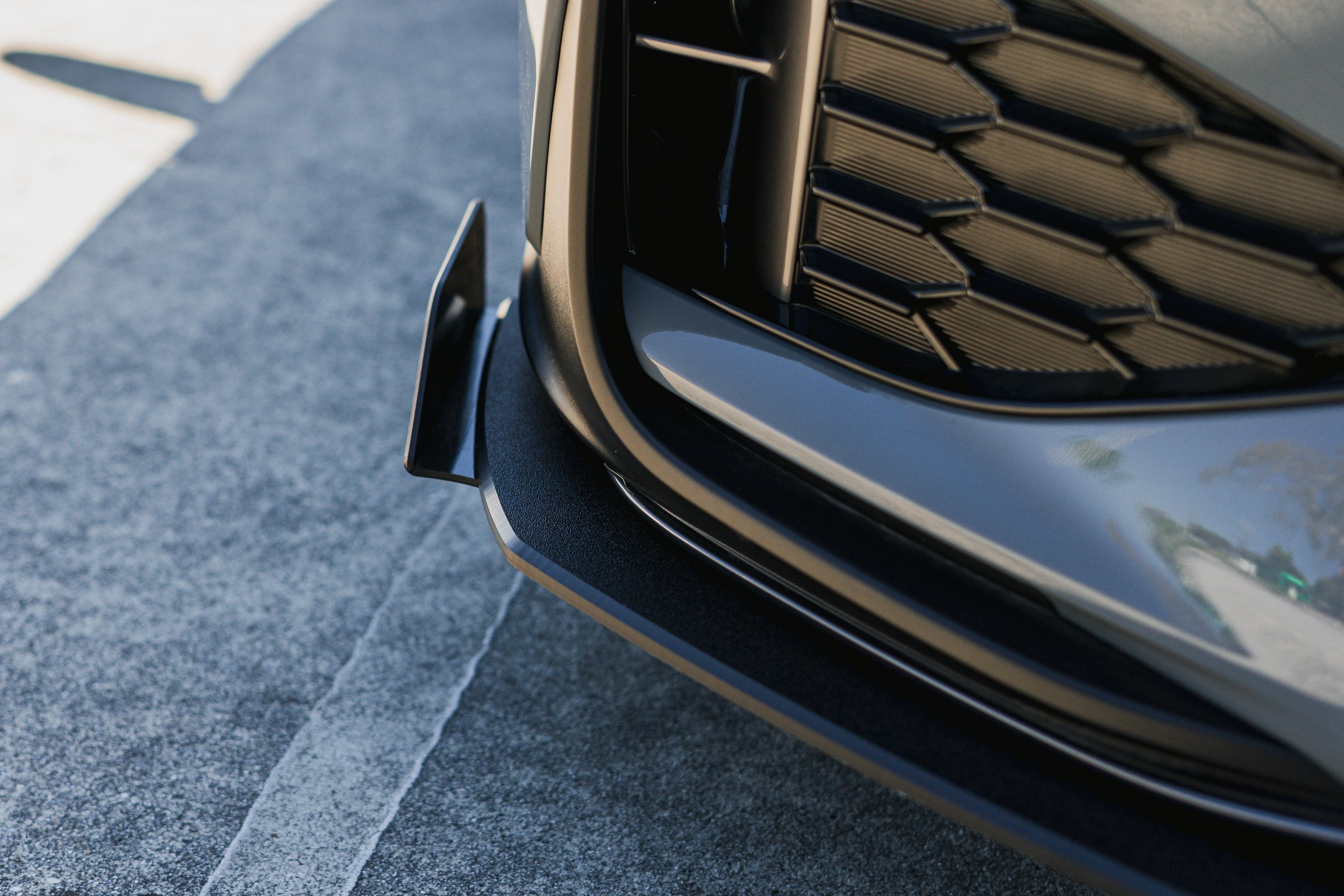 i30N-Line Hatch PDe.V6 FL 2024+ Front Lip Splitter & Reinforcement Brackets