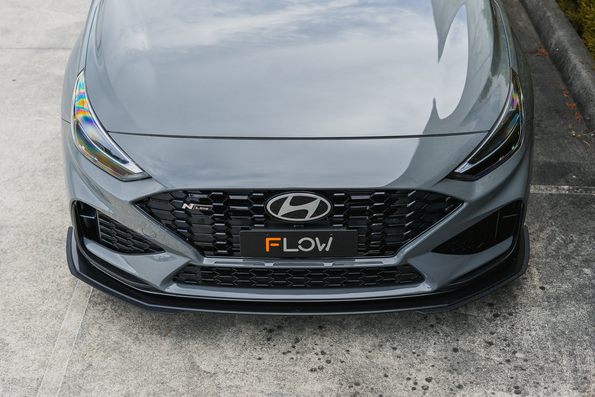 i30N-Line Hatch PDe.V6 FL 2024+ Front Lip Splitter & Reinforcement Brackets