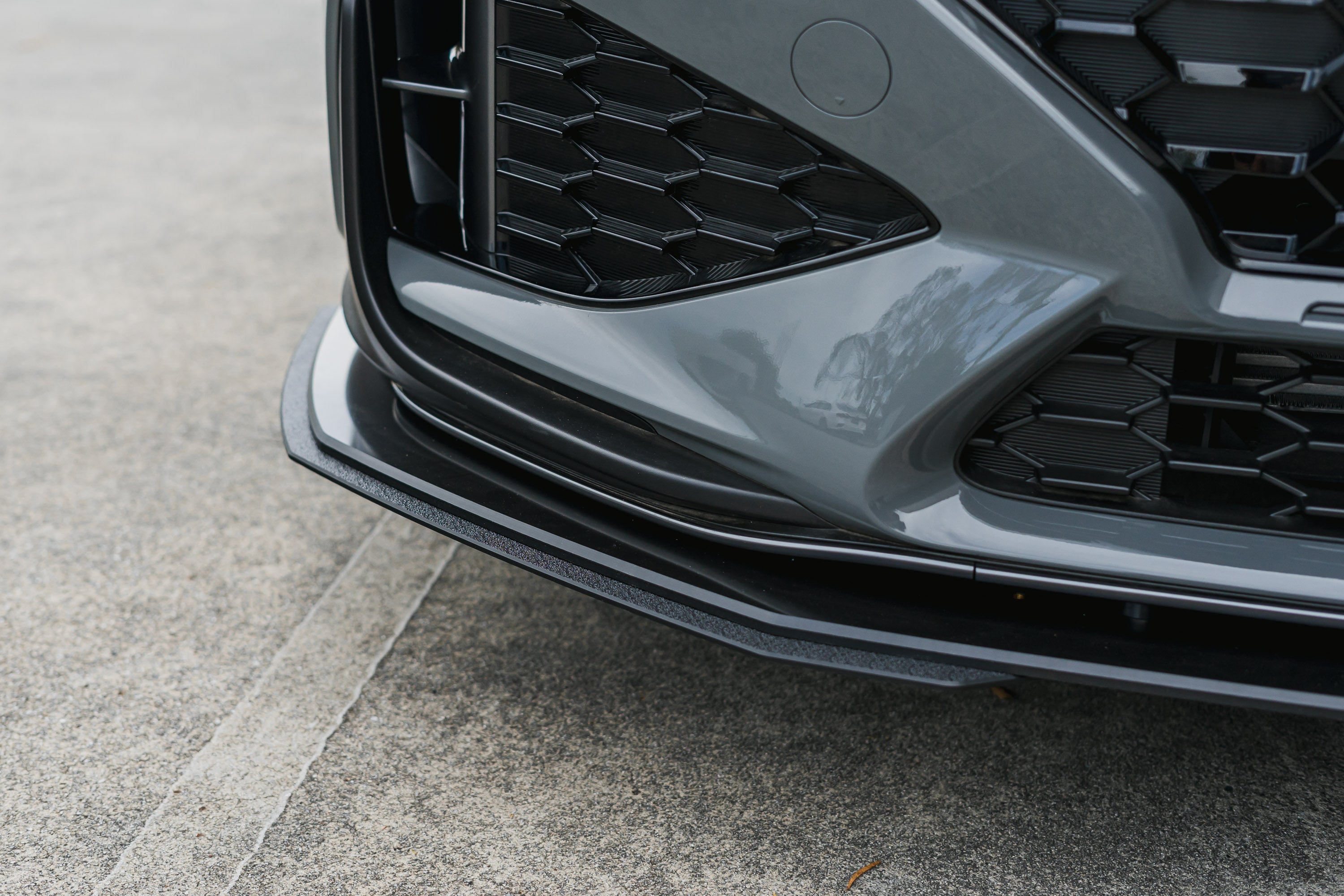 i30N-Line Hatch PDe.V6 FL 2024+ Front Lip Splitter Extensions (Pair)