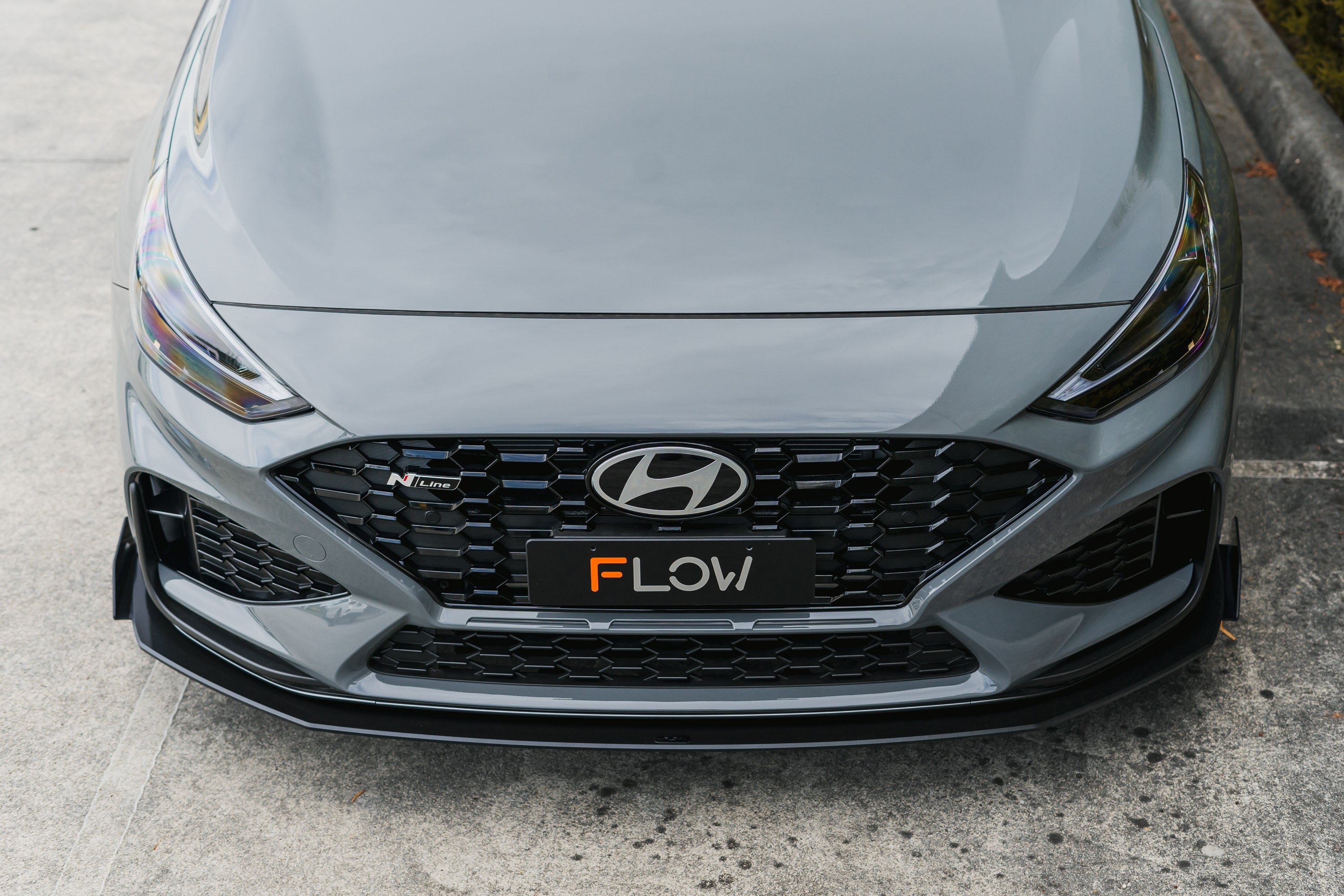 i30N-Line Hatch PDe.V6 FL 2024+ Front Lip Splitter Winglets (Pair)