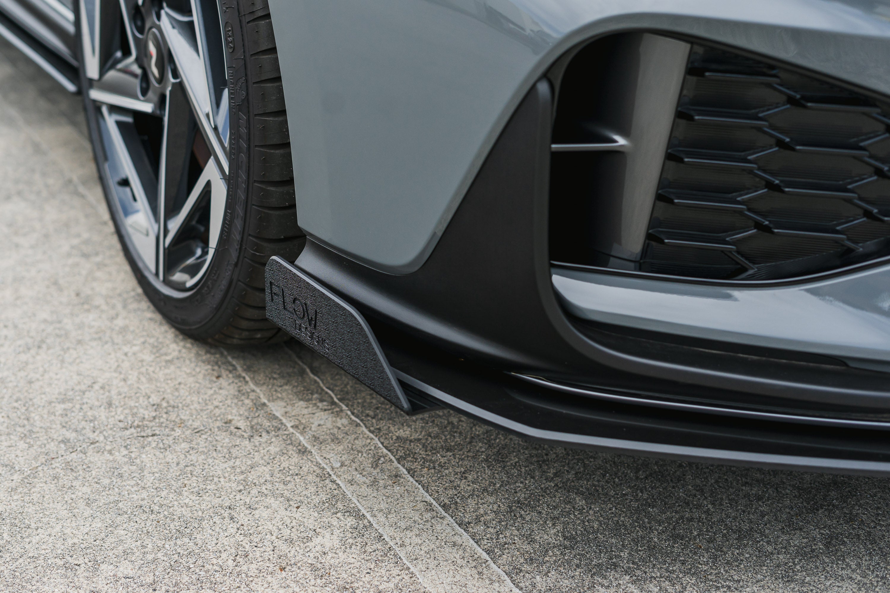 i30N-Line Hatch PDe.V6 FL 2024+ Front Lip Splitter Winglets (Pair)