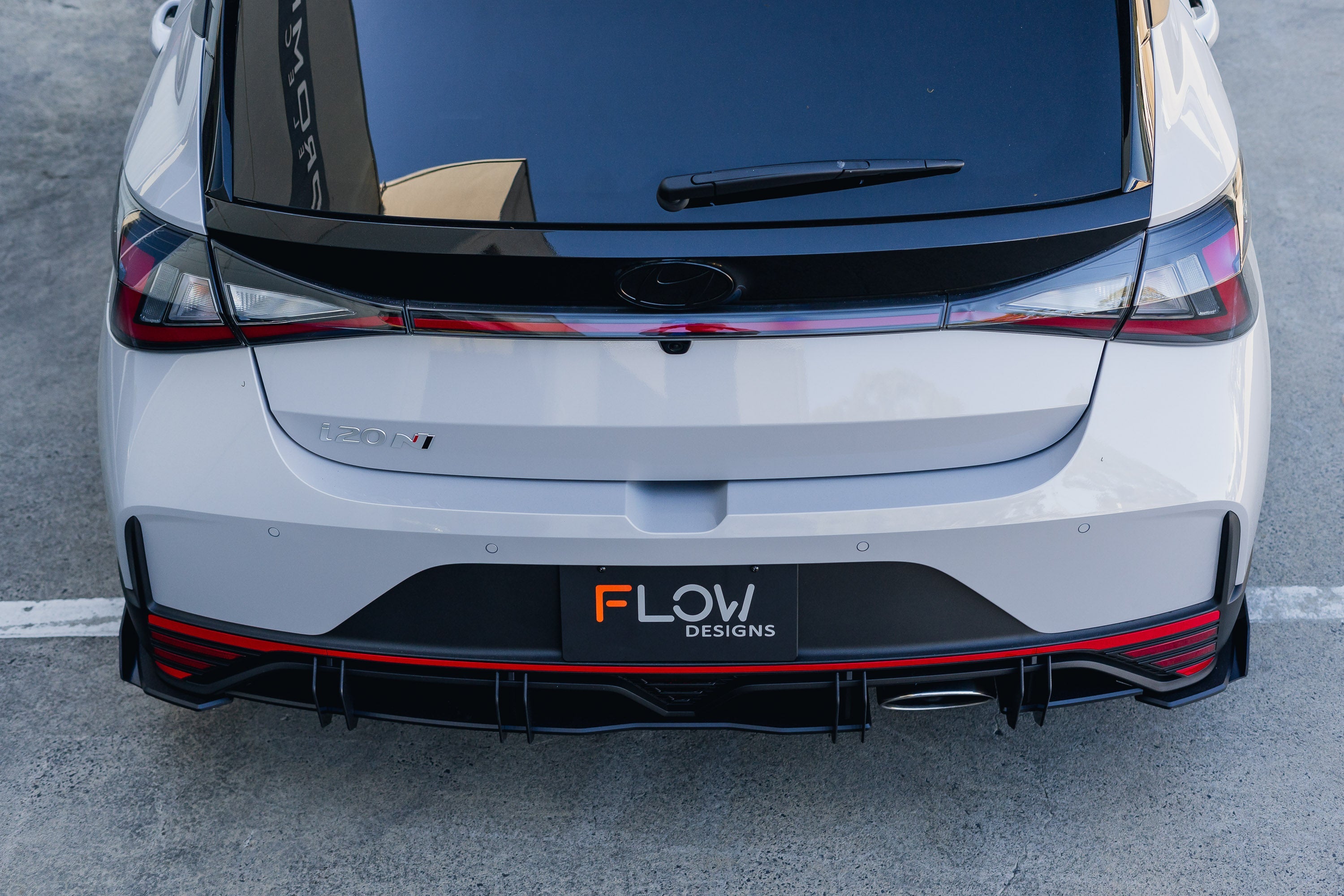 DEMO STOCK - i20 N BC3 Facelift - Rear Spats (Pair) - GLOSS BLACK