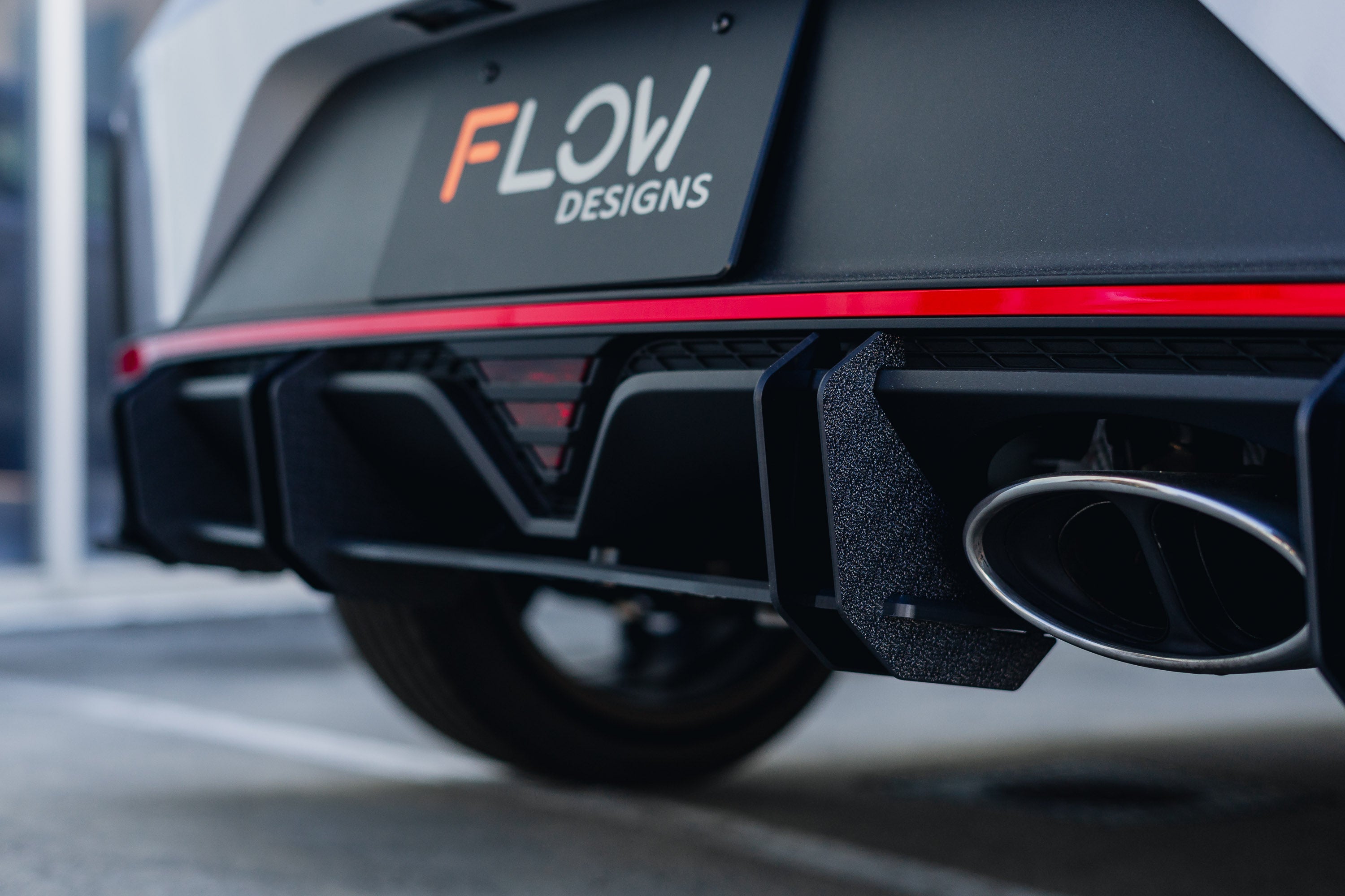 DEMO STOCK - i20 N BC3 Facelift - Rear Spats (Pair) - GLOSS BLACK
