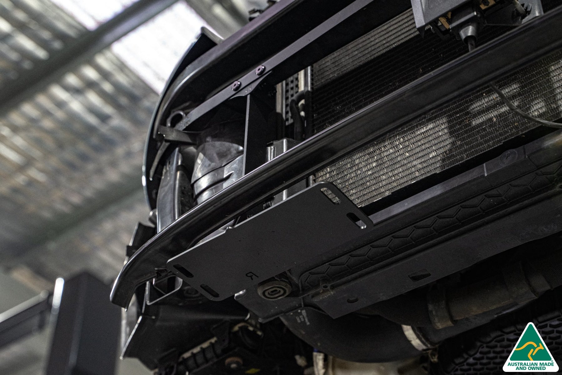 EX-DISPLAY -DISCONTINUED SANDED MATTE FINISH - MK7 Golf R (EU/AU) Chassis Mounted Front Lip Splitter V3
