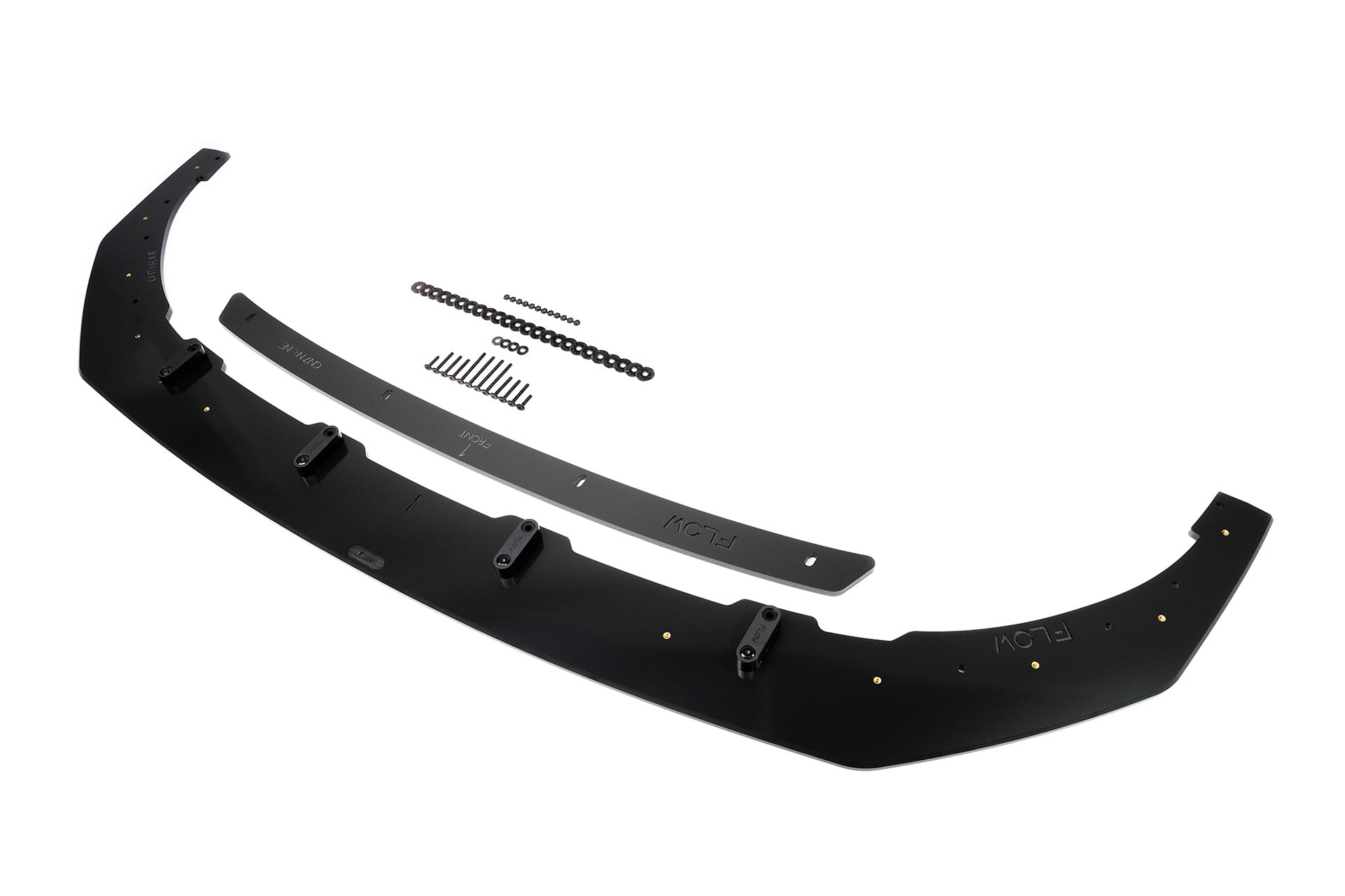 EX-DISPLAY - CN7 i30 N Line Sedan 2020 - 2022 Front Lip Splitter & Mounting Brace - GLOSS BLACK