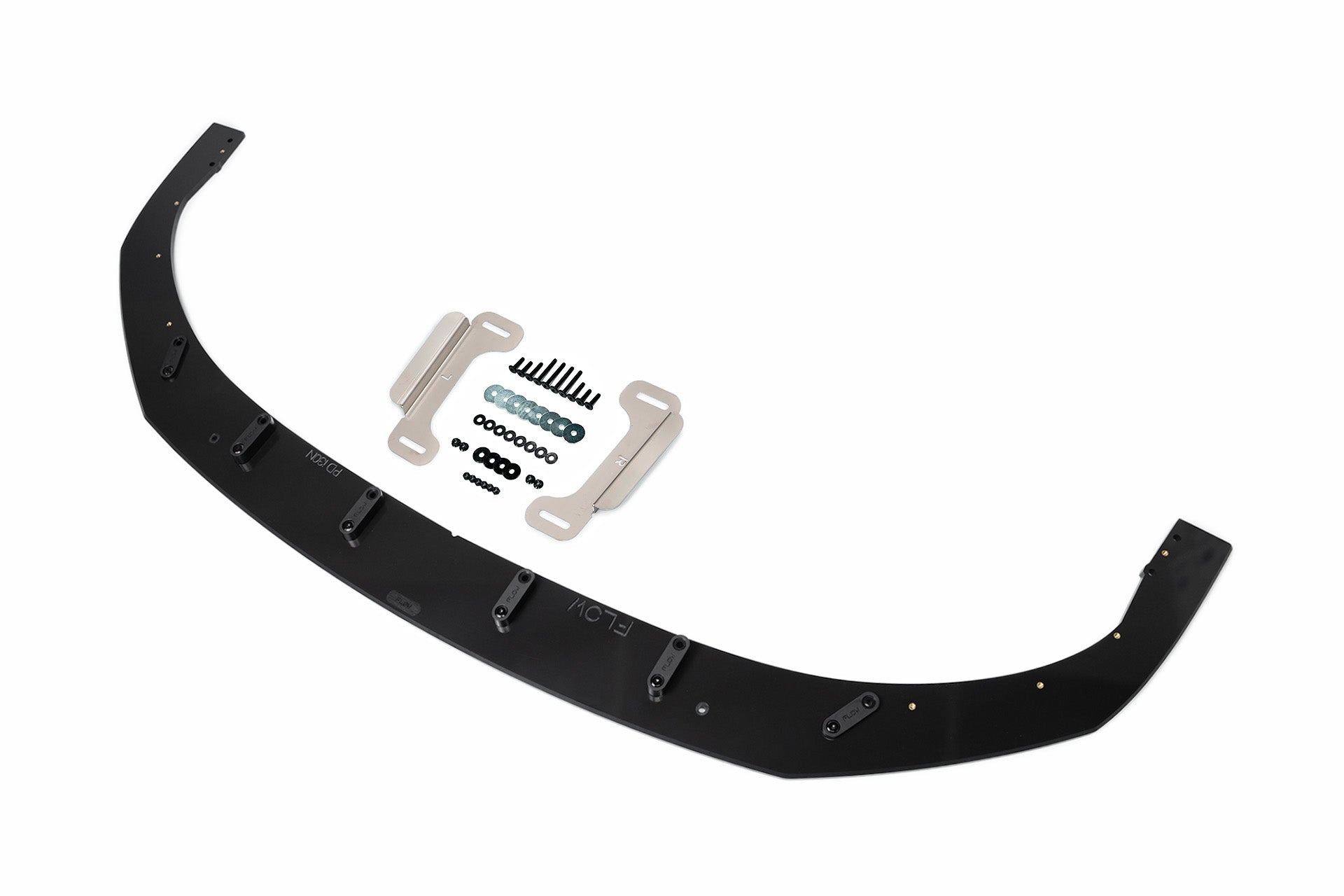 RETURNED STOCK - i30N Hatch PD (2018-2020) Front Lip Splitter & Reinforcement Brackets - GLOSS BLACK