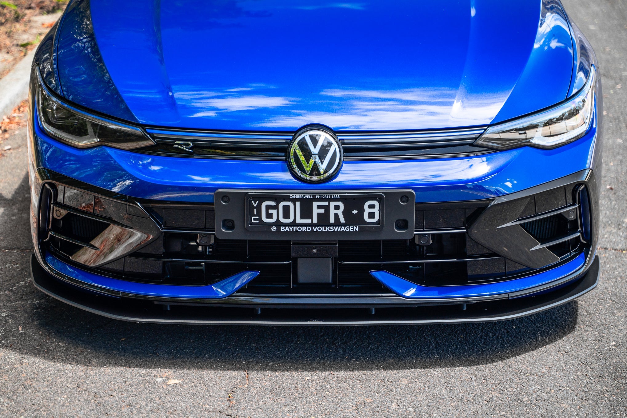MK8.5 Golf R Chassis Mounted Front Lip Splitter