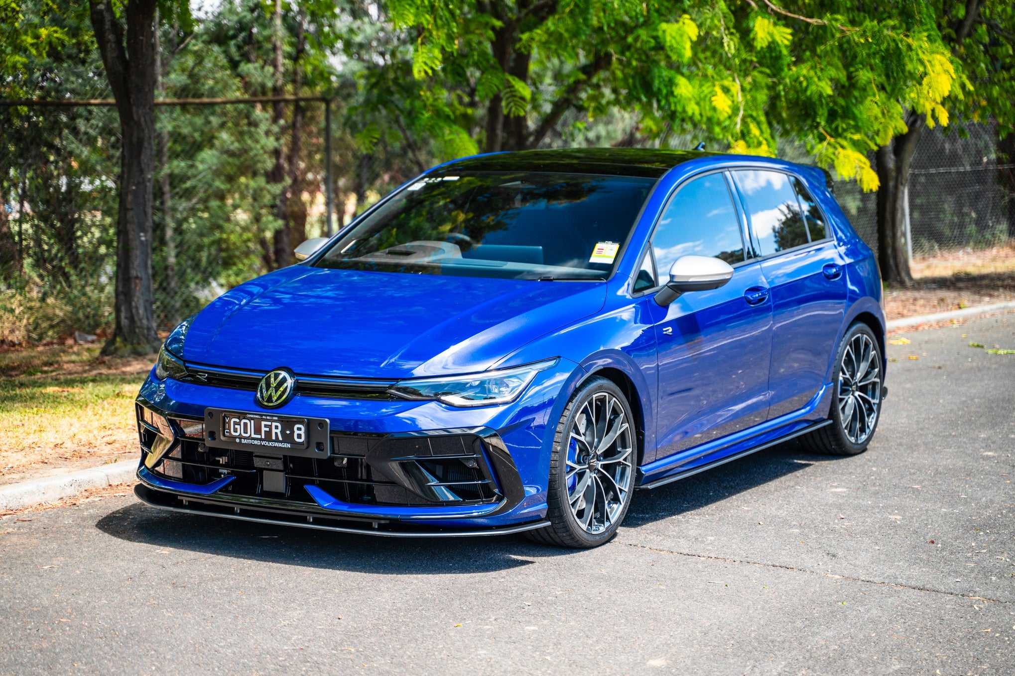 MK8.5 Golf R Chassis Mounted Front Lip Splitter