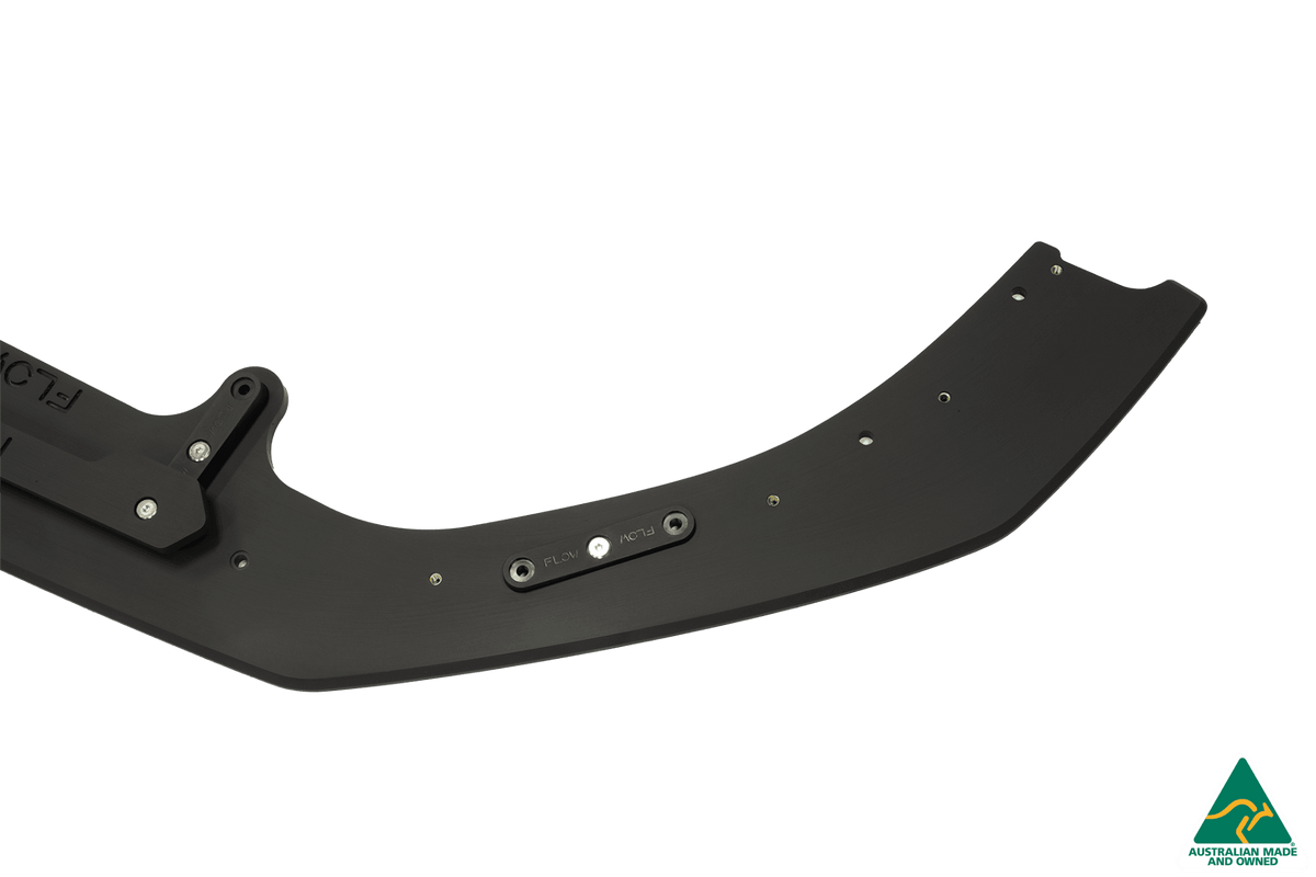 RS3 8V Sedan Facelift Front Lip Splitter & Stainless Steel Mounting Brace