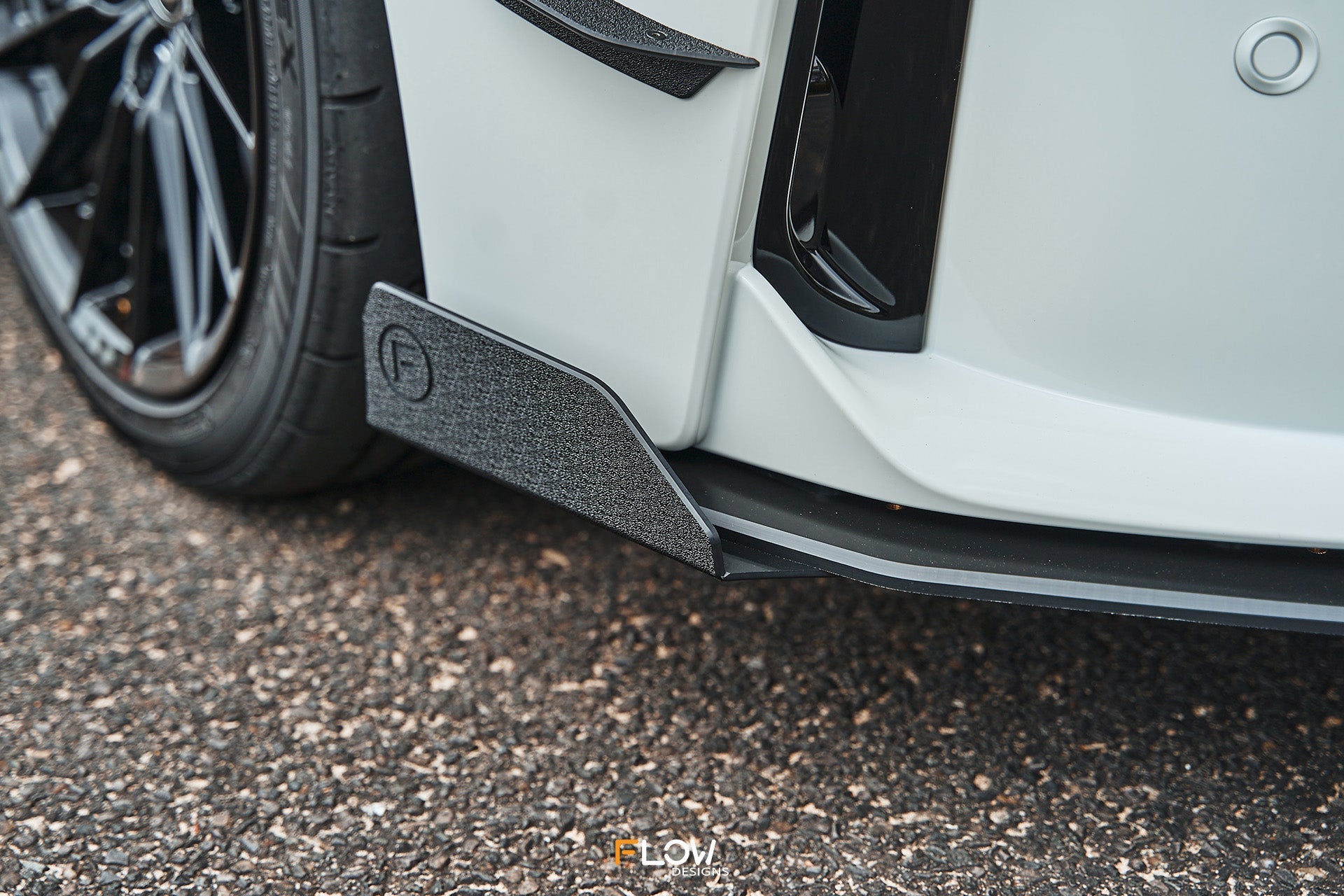 RETURNED STOCK - Corolla GR Chassis Mounted Front Lip Splitter (GLOSS)