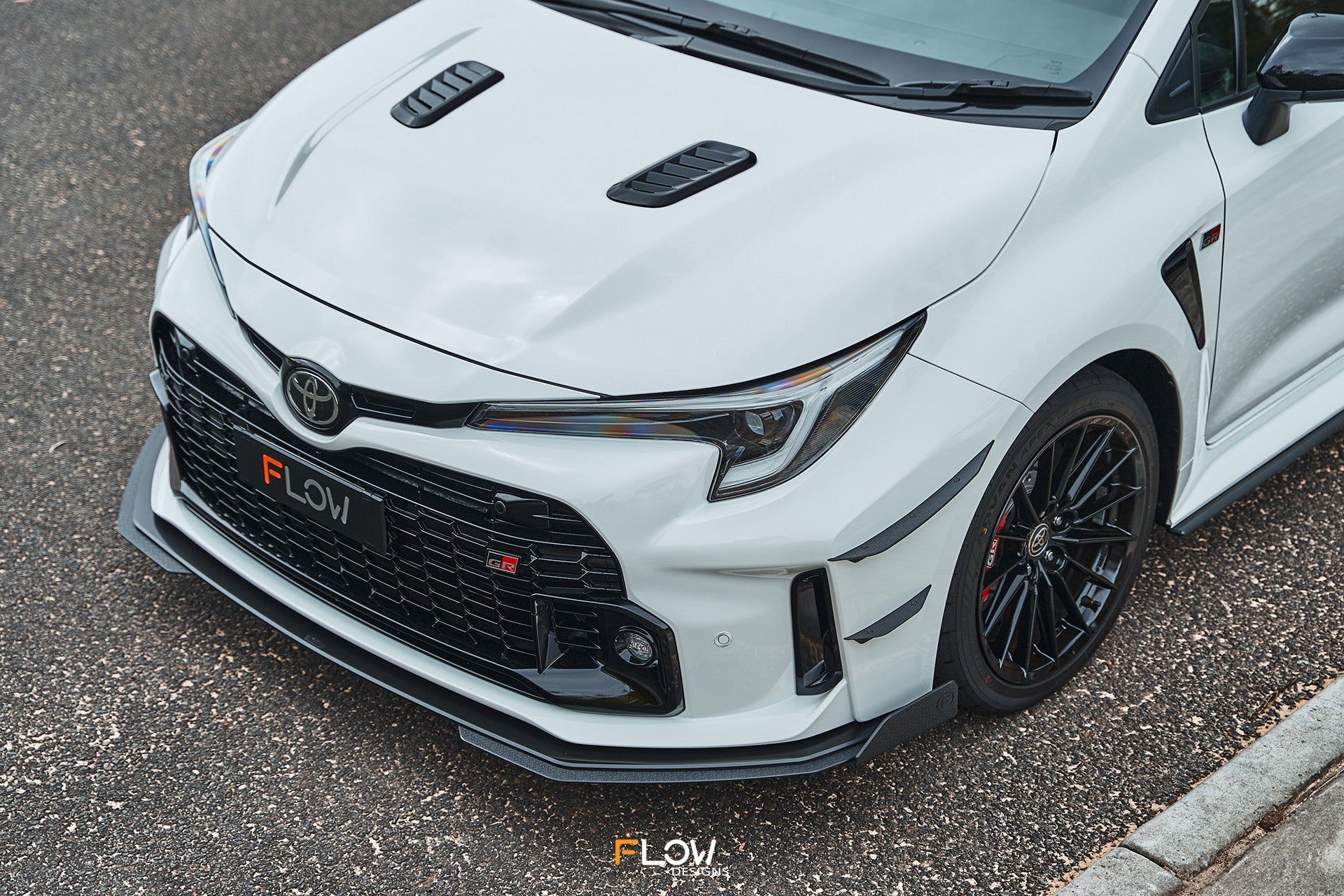 DEMO STOCK - Corolla GR Chassis Mounted Front Lip Splitter (GLOSS)