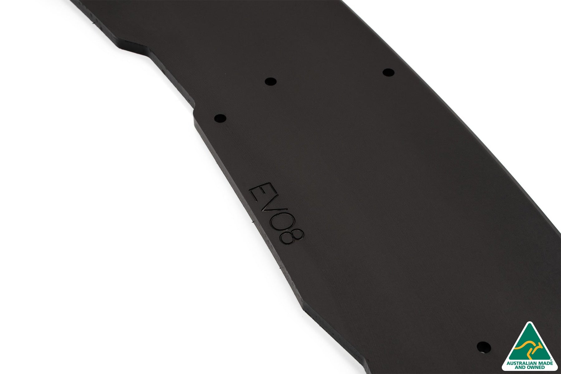 DISCONTINUED SANDED MATTE FINISH - Lancer Evolution VIII Front Lip Splitter With Support Rods