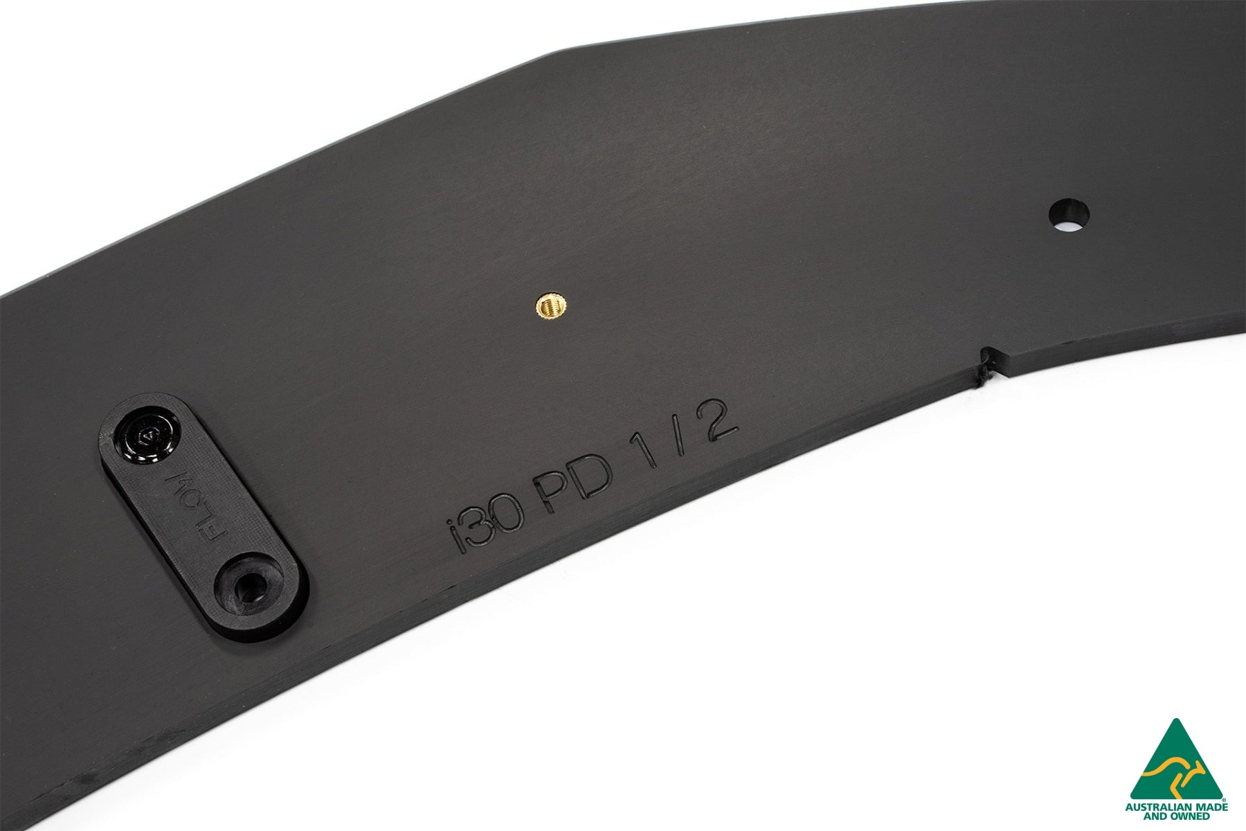DISCONTINUED SANDED MATTE FINISH - i30 Hatch PD1, PD2 2018-2020 Front Lip Splitter & Mounting Brace
