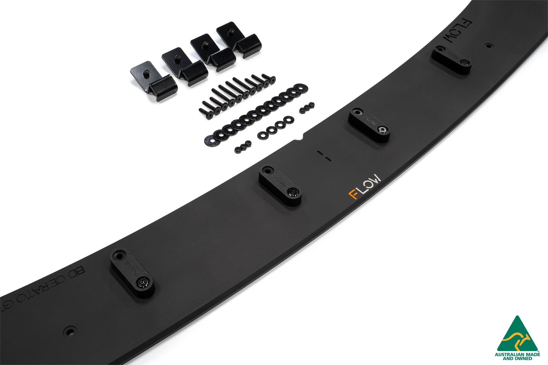 DISCONTINUED SANDED MATTE FINISH - Cerato GT PFL Front Lip Splitter & Reinforcement Brackets