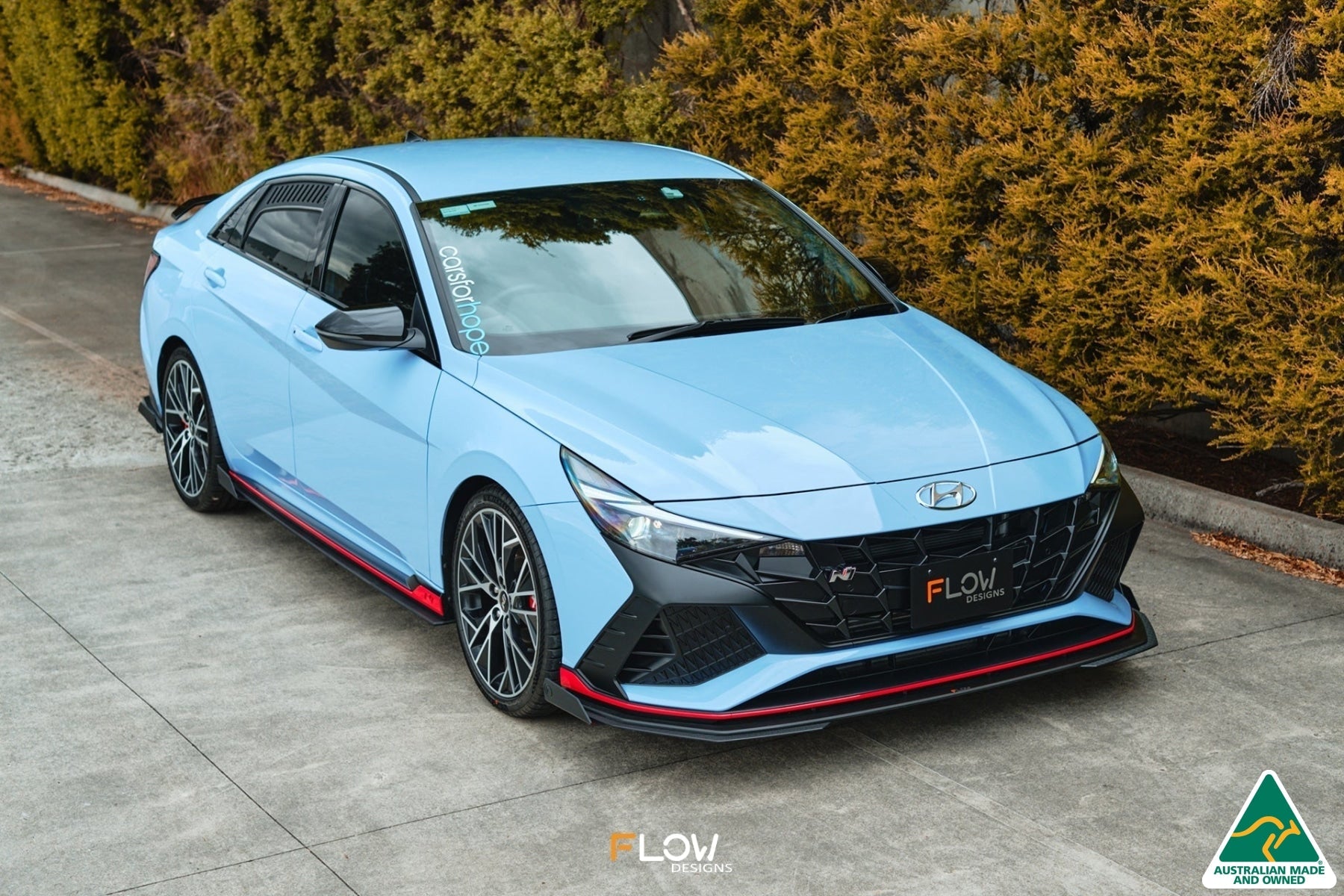 CN7 Elantra N Sedan 2021 Front Lip Splitter Extensions (Pair)
