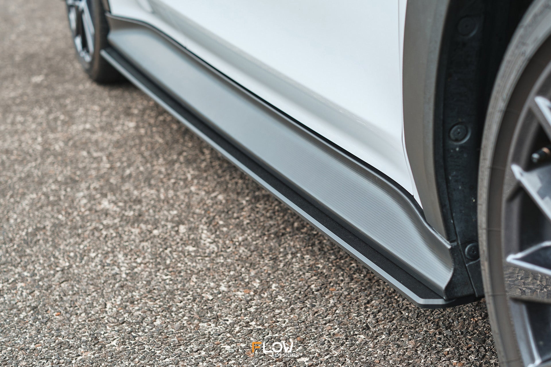 EX-DISPLAY - VB WRX Side Skirt Splitters (TEXTURED: Pair)