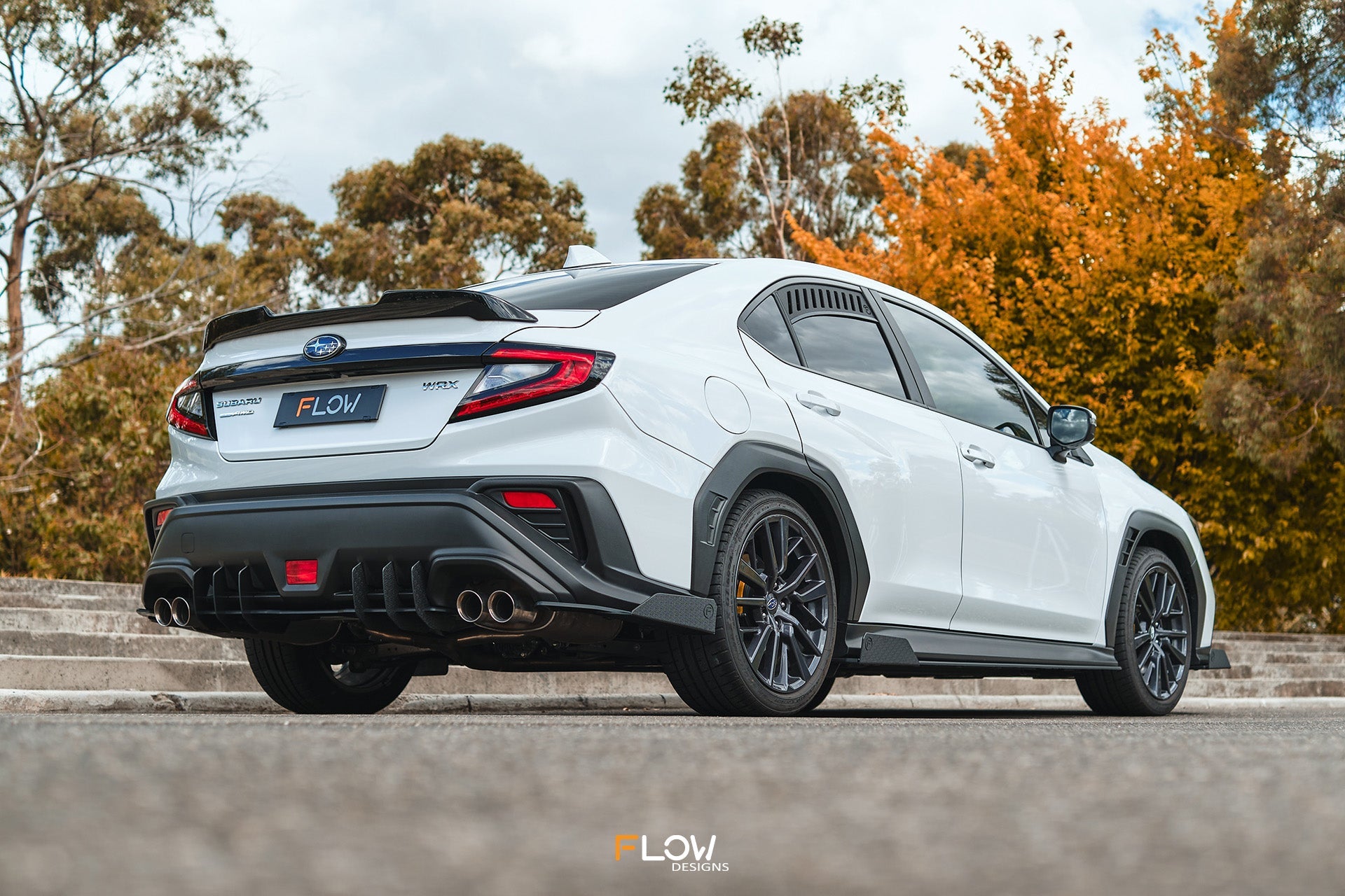 DEMO STOCK - VB WRX Rear Spats (TEXTURED; Pair)