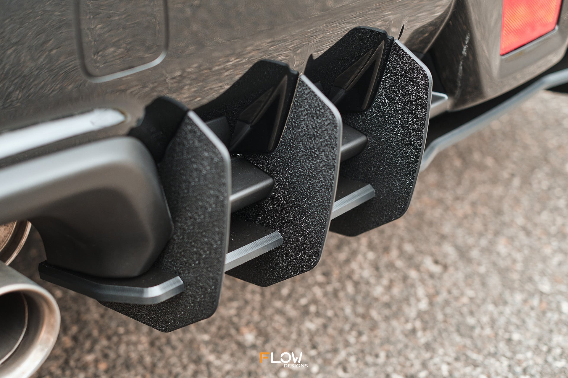 DEMO STOCK - VB WRX Flow-Lock Rear Diffuser (GLOSS)