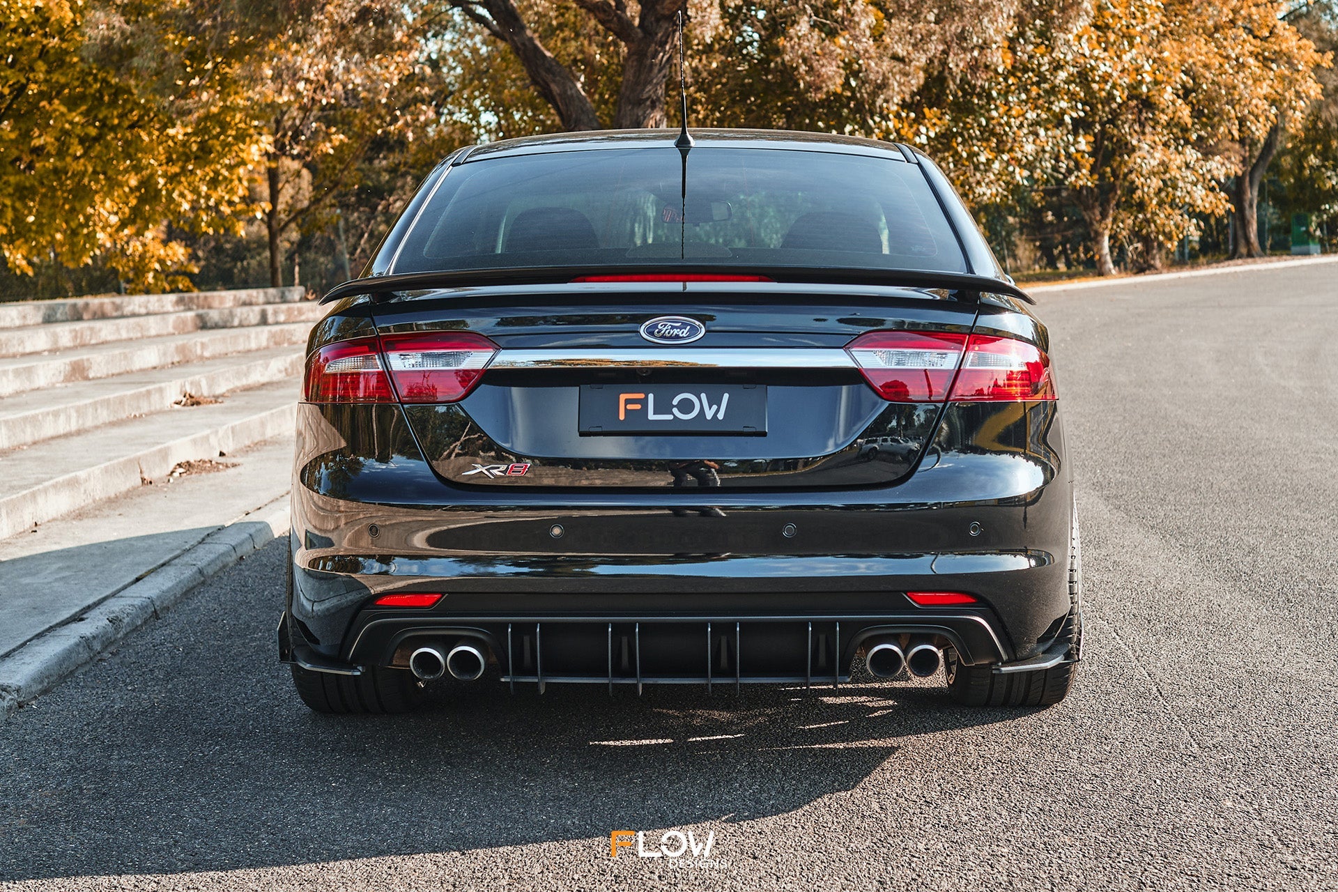 DEMO STOCK - Falcon FGX Rear Spats (GLOSS; Pair)