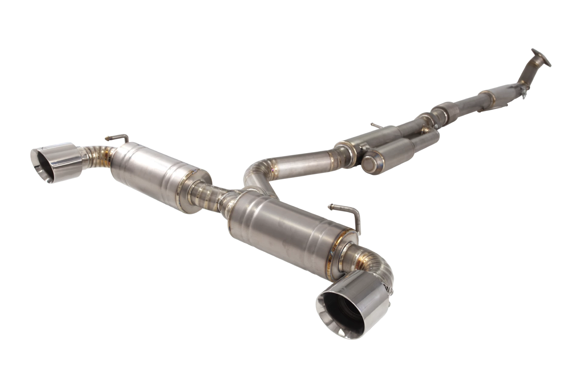 Toyota Yaris GR Titanium Cat Back System with Stainless Tips