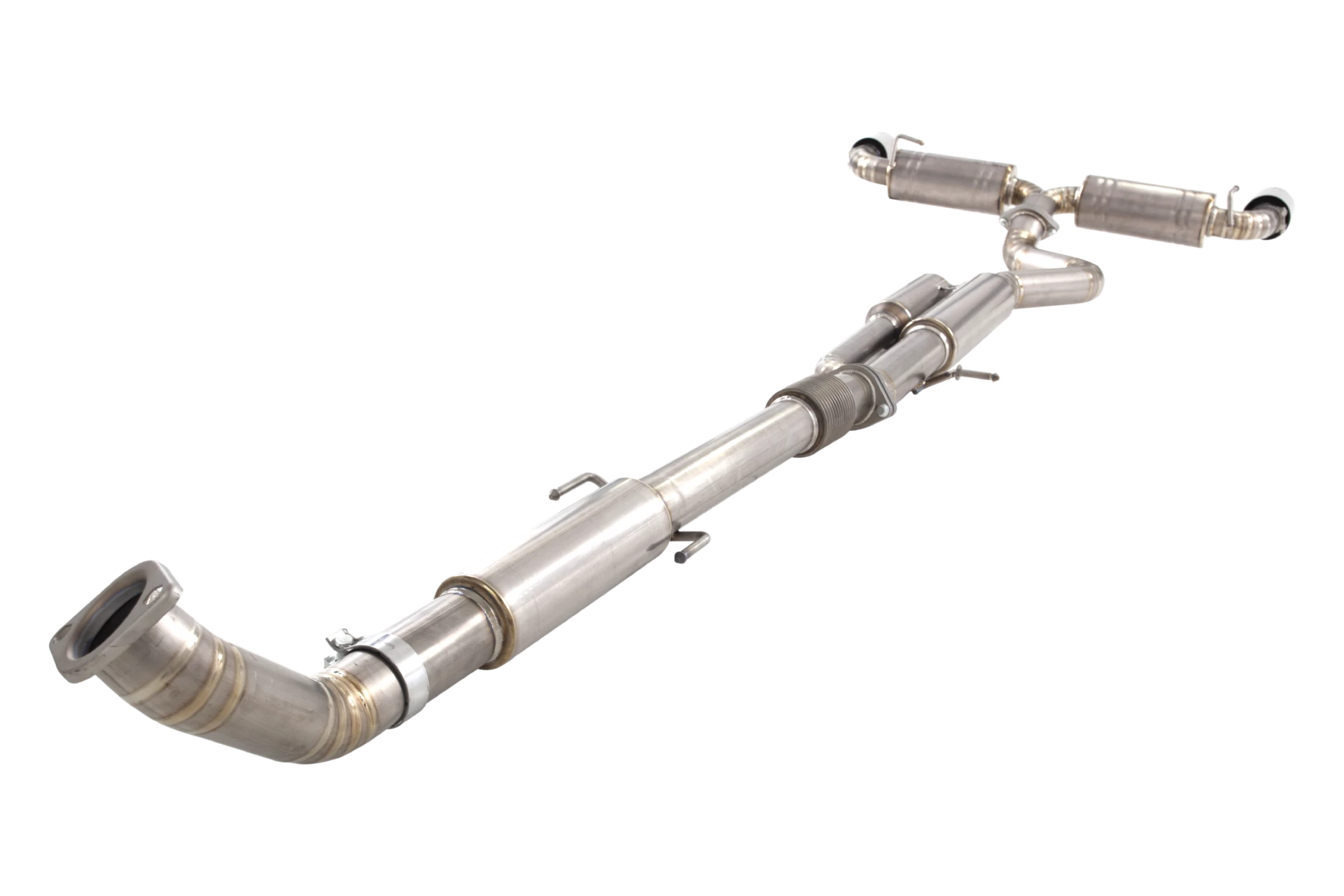 Toyota Yaris GR Titanium Cat Back System with Stainless Tips