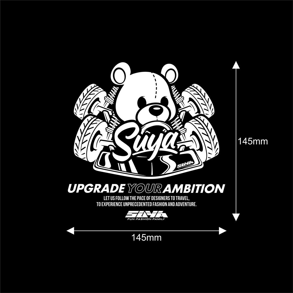 SUYA Car Vinyl Stickers / Decals - "SUYA Car"