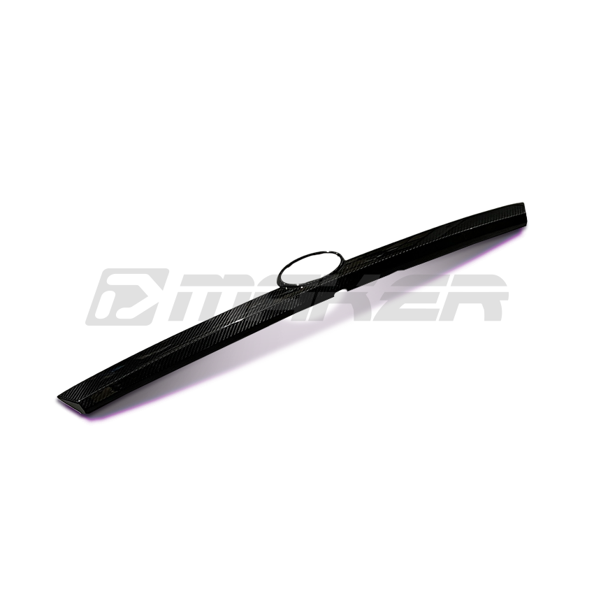 FloKraft Dry Carbon Fibre Boot Trim Garnish Cover w/ Emblem Surround For Subaru WRX VB 2022+