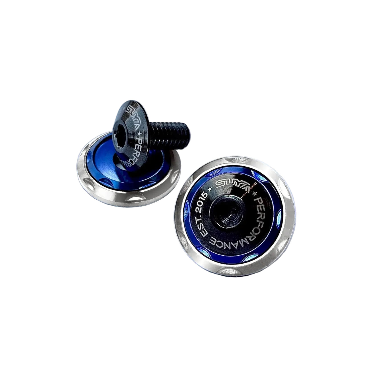 SUYA Car Supplies - Engine Bay - CNC M6 Dress Up Washer & Bolt (V2) - Black Bolts