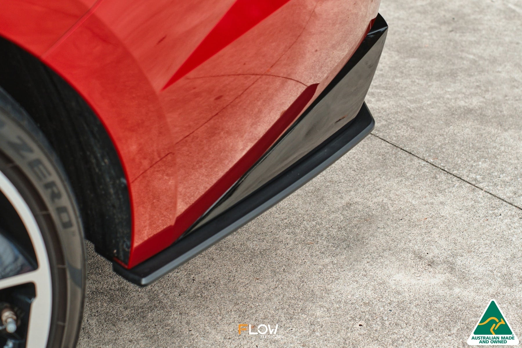 DISCONTINUED SANDED MATTE FINISH - CN7 i30 N Line Sedan 2020 - 2022 Rear Spats (Pair)