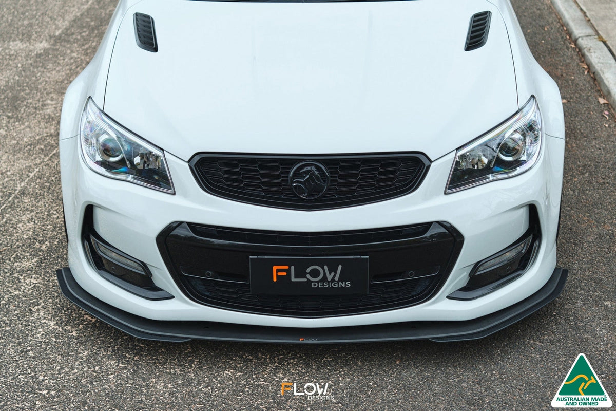 VF Commodore S2 Sedan Front Lip Splitter Extensions (Pair)