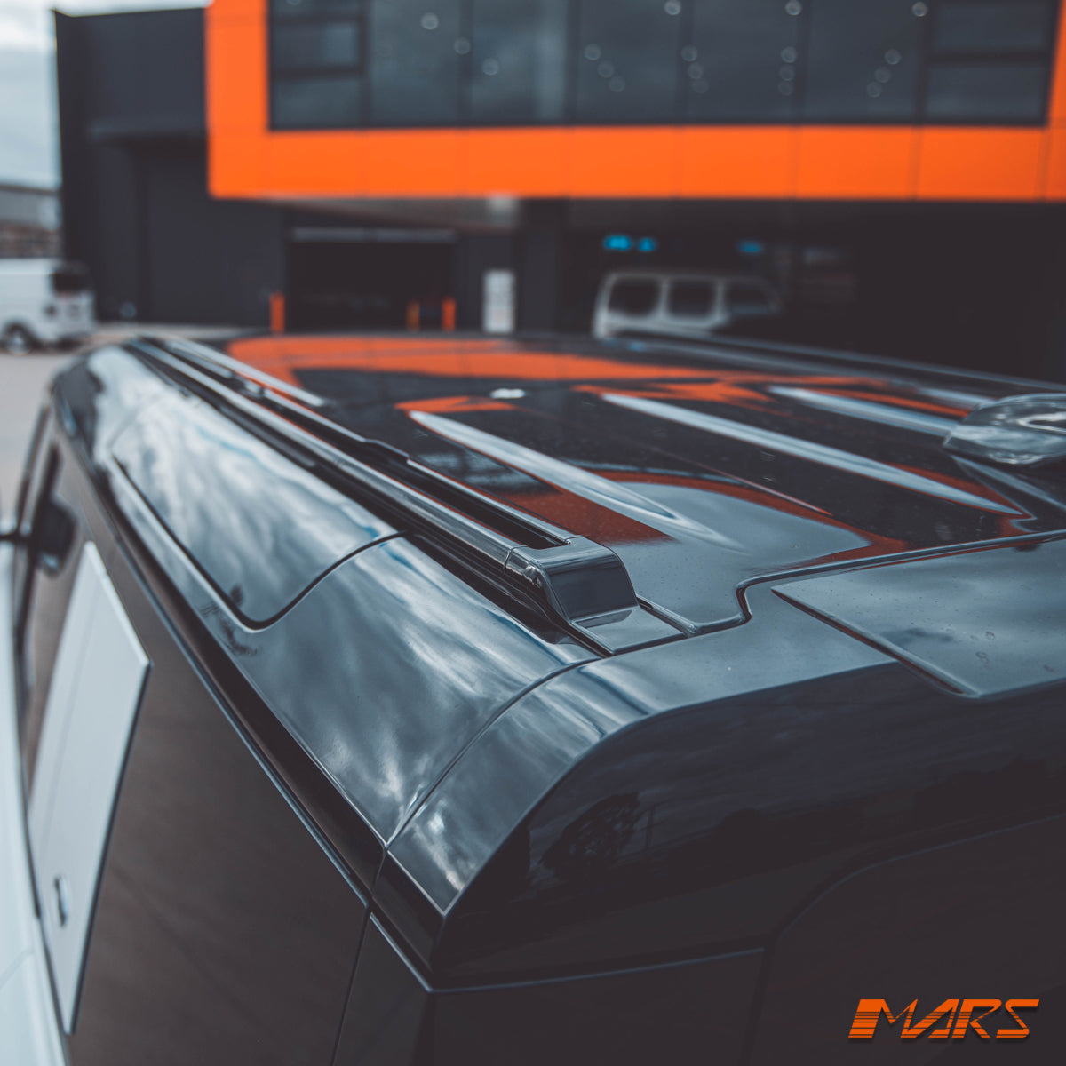 Gloss Black Side Roof Rack Rail BodyKit for Land Rover Defender L663 110 2020-2025