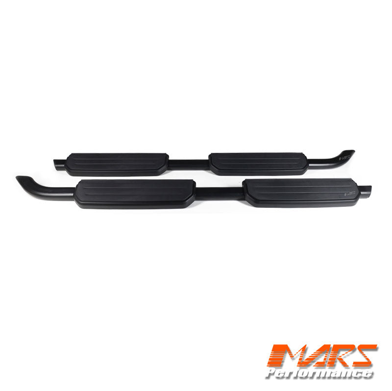 All Black Foot Rest Running Boards Side Step Bar for Land Rover Defender L663 110 130 2020-2025