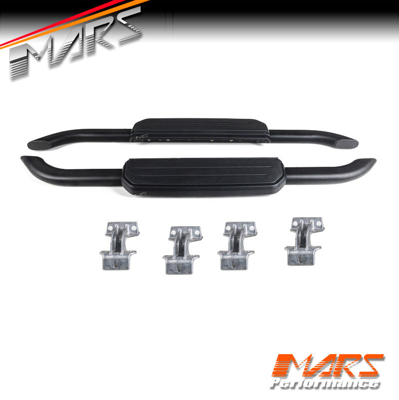 Black Foot Rest Running Boards Side Step Bar for Land Rover Defender L663 90 2020-2025 Bodykit