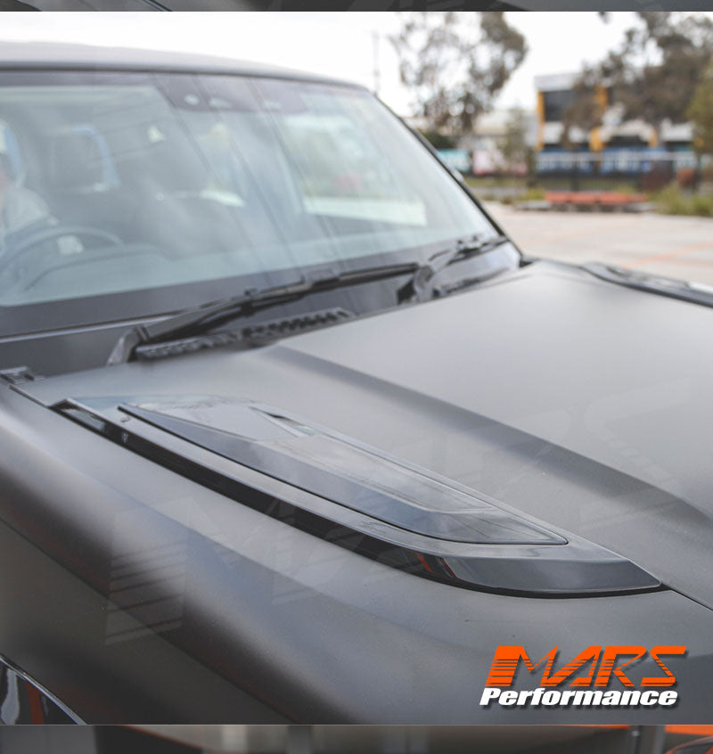 Gloss Black Replacement Bonnet Hood Vents Cover for Land Rover Defende