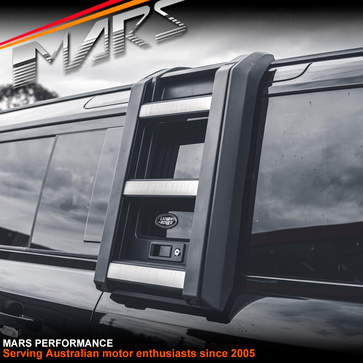 Side Folding Deployable Telescopic Ladder Step for Land Rover Defender L663 90 110 130 Bodykit 2020-2025