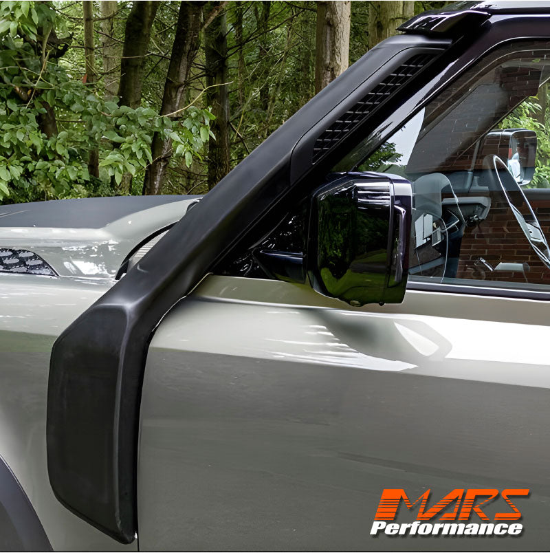 Matt Black Raised Side Fender Air Intake Snorkel for Land Rover Defender L663 90 130 110 2020-2024