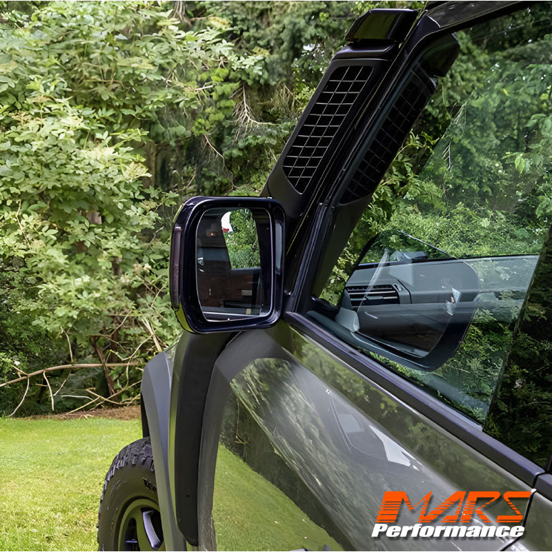 Matt Black Raised Side Fender Air Intake Snorkel for Land Rover Defender L663 90 130 110 2020-2024