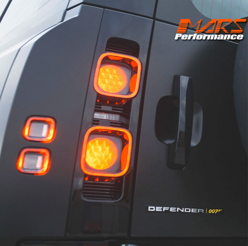 Smoked Full LED Tail lights for Land Rover Defender L663 90 110 130 2020-2024