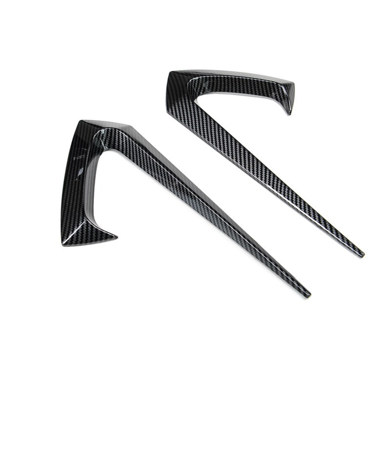 Carbon Print Aero DYNAMIC Bumper Splitters Lip Spoiler & Diffuser BodyKit for Tesla Model 3 2019-2023