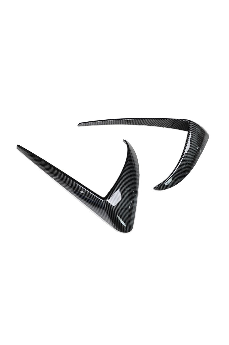 Carbon Print Aero DYNAMIC Bumper Splitters Lip Spoiler & Diffuser BodyKit for Tesla Model 3 2019-2023