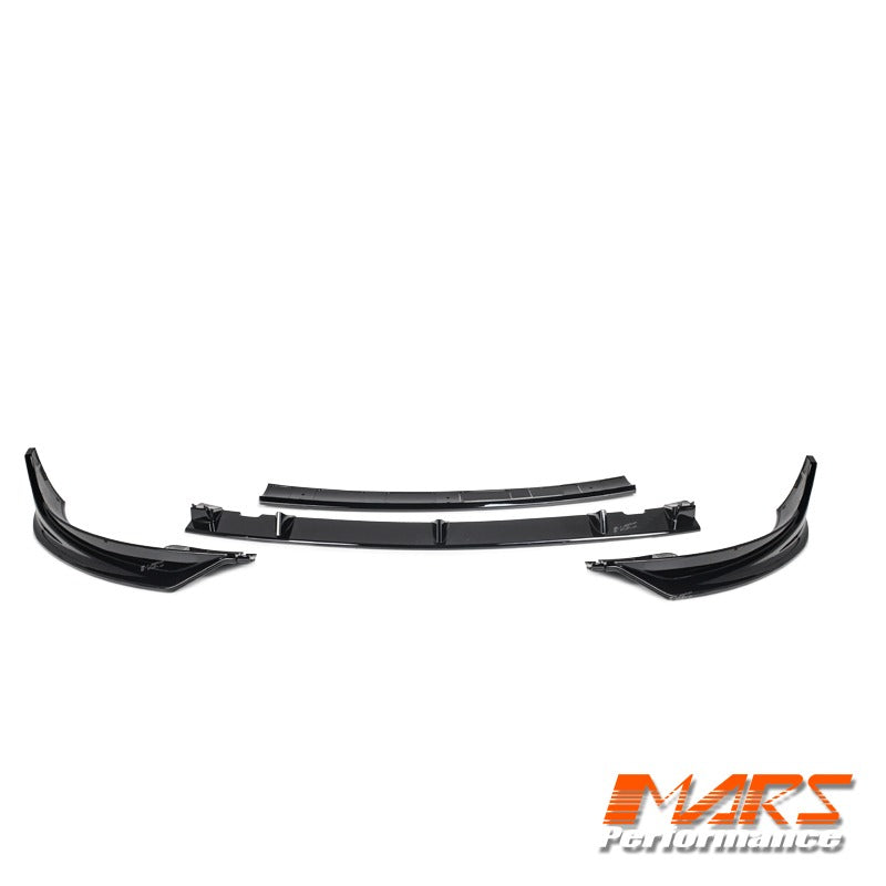Gloss Black Aero DYNAMIC Bumper Splitters Lip Spoiler & Diffuser BodyKit for Tesla Model Y