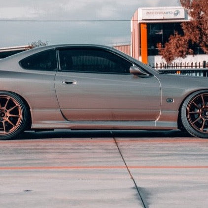 JDM S15 AERO Style Side Skirts (2-Piece) For 1999-2002 Nissan 200SX S15